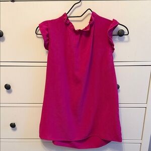 Pink Ruffled Kids Top